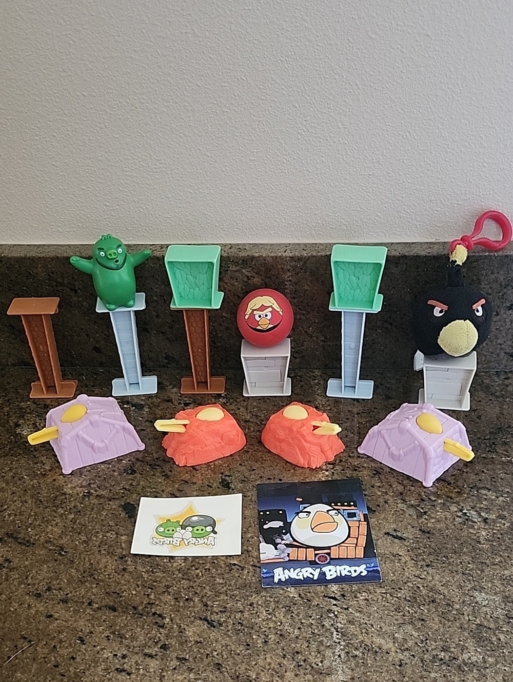Angry Birds~McDonald's Toys, Sticker, Tattoo, Star Wars Koosh, Backpack Clip-On